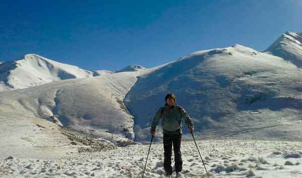 excursiones con raquetas de nieve en los Pirineos